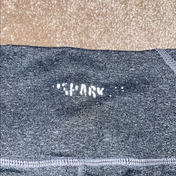 Gymshark Gray Leggings with Mesh Panels - Picture 6 of 6